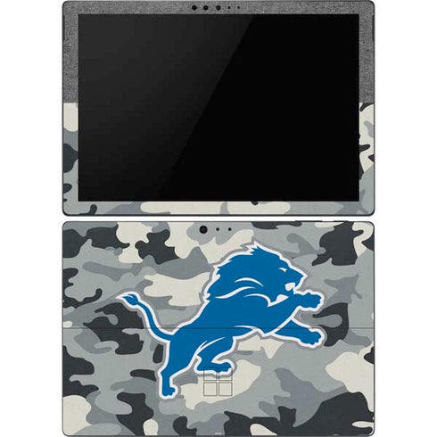 NFL Detriot Lions Camo Surface Pro 6 Skin