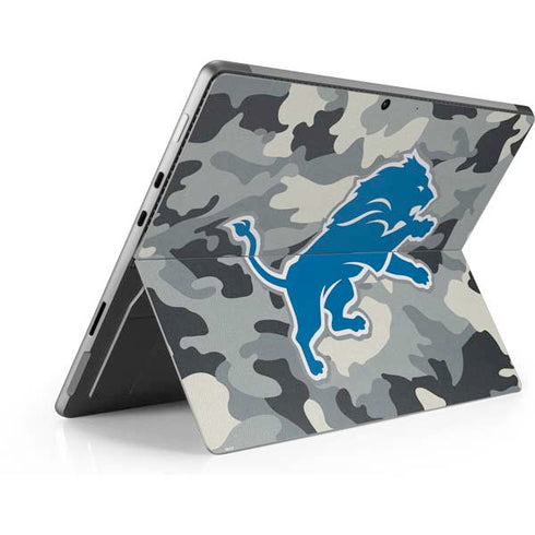 NFL Detriot Lions Camo Surface Pro 8 Skin
