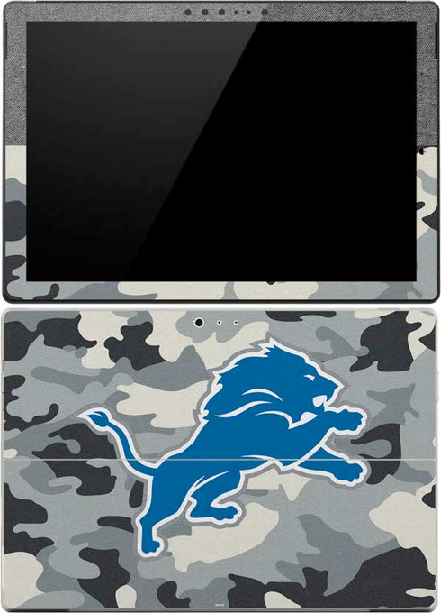 NFL Detriot Lions Camo Surface Pro (2017) Skin