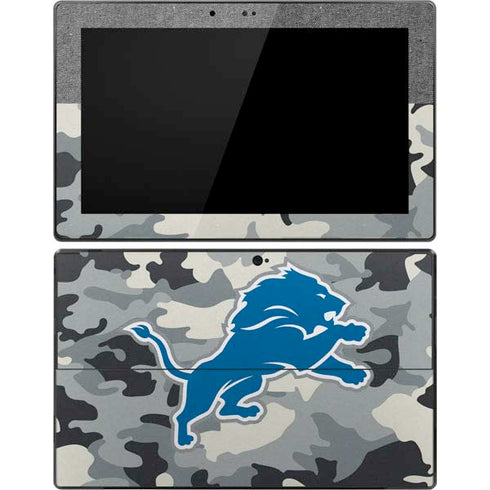 NFL Detriot Lions Camo Surface Pro Tablet Skin