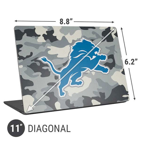 NFL Detriot Lions Camo Universal Laptop 11in (8.8 x 6.2in) Skin