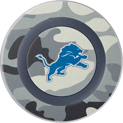 NFL Detriot Lions Camo Wireless Charger Skin