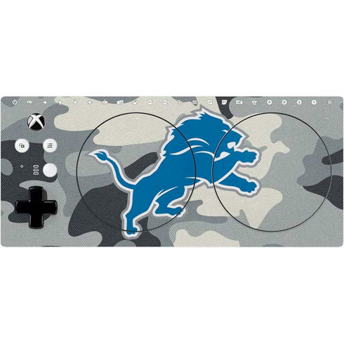 NFL Detriot Lions Camo Xbox Adaptive Controller Skin