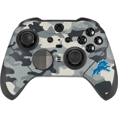 NFL Detriot Lions Camo Xbox Elite Wireless Controller Series 2 Skin