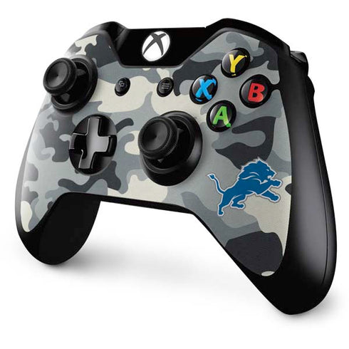 NFL Detriot Lions Camo Xbox One Controller Skin