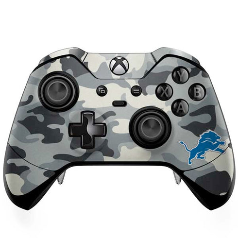 NFL Detriot Lions Camo Xbox One Elite Controller Skin