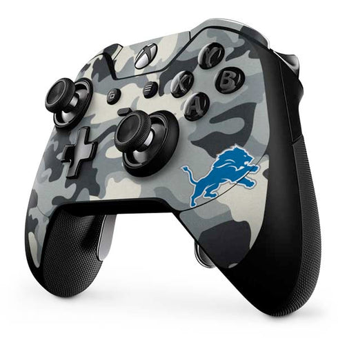 NFL Detriot Lions Camo Xbox One Elite Controller Skin