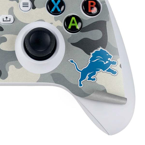 NFL Detriot Lions Camo Xbox Series S Bundle Skin