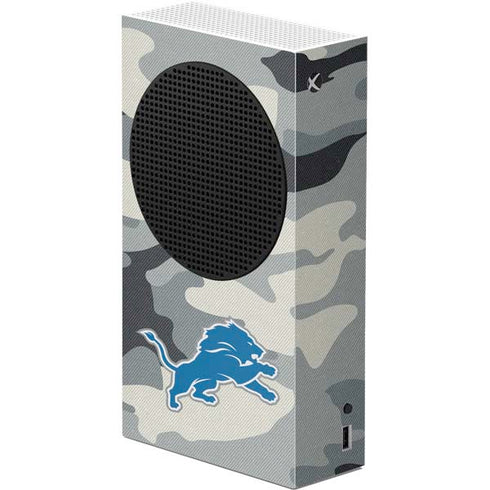 NFL Detriot Lions Camo Xbox Series S Console Skin