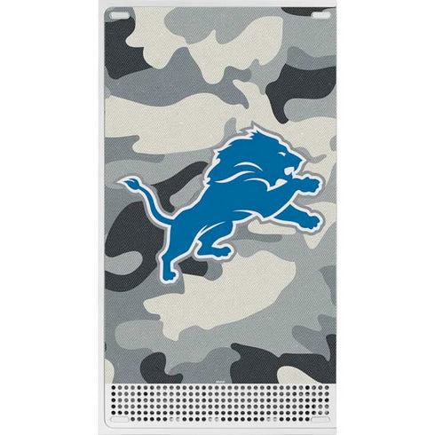 NFL Detriot Lions Camo Xbox Series S Console Skin