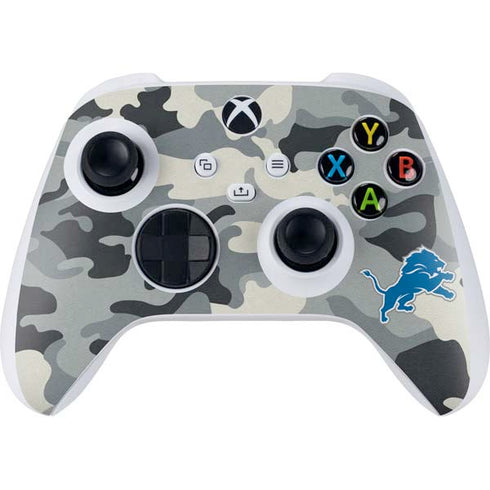 NFL Detriot Lions Camo Xbox Series S Controller Skin