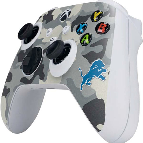 NFL Detriot Lions Camo Xbox Series S Controller Skin