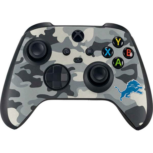 NFL Detriot Lions Camo Xbox Series X Controller Skin