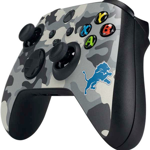 NFL Detriot Lions Camo Xbox Series X Controller Skin