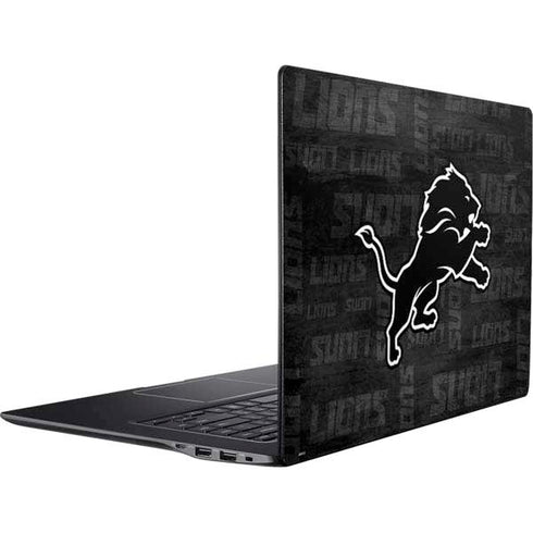 NFL Detroit Lions Black & White Ativ Book 9 (15.6in 2014) Skin