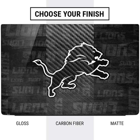 NFL Detroit Lions Black & White Dell Vostro Skin