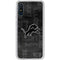 NFL Detroit Lions Black & White Galaxy A10e Clear Case