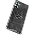 NFL Detroit Lions Black & White Galaxy A13 5G Clear Case