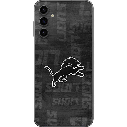 NFL Detroit Lions Black & White Galaxy A14 5G Skin