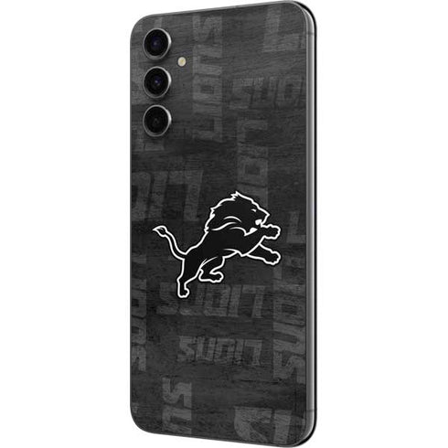 NFL Detroit Lions Black & White Galaxy A14 5G Skin
