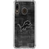 NFL Detroit Lions Black & White Galaxy A30 Clear Case