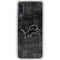 NFL Detroit Lions Black & White Galaxy A50 Clear Case