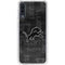 NFL Detroit Lions Black & White Galaxy A50 Clear Case
