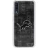 NFL Detroit Lions Black & White Galaxy A50 Clear Case