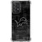 NFL Detroit Lions Black & White Galaxy A52 5G Clear Case