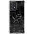 NFL Detroit Lions Black & White Galaxy A52 5G Clear Case