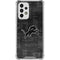 NFL Detroit Lions Black & White Galaxy A53 5G Clear Case