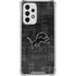 NFL Detroit Lions Black & White Galaxy A53 5G Clear Case