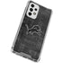 NFL Detroit Lions Black & White Galaxy A53 5G Clear Case