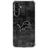 NFL Detroit Lions Black & White Galaxy A54 5G Clear Case