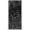 NFL Detroit Lions Black & White Galaxy A71 5G Clear Case