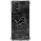 NFL Detroit Lions Black & White Galaxy A72 5G Clear Case