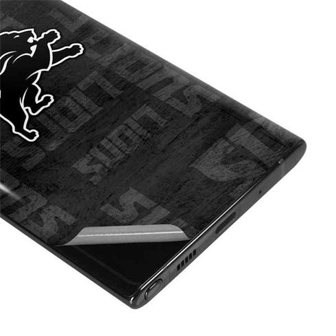 NFL Detroit Lions Black & White Galaxy Note 10 Plus Skin