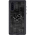 NFL Detroit Lions Black & White Galaxy Note 10 Waterproof Case