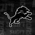 NFL Detroit Lions Black & White Galaxy Note 8 Skin