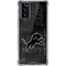 NFL Detroit Lions Black & White Galaxy Note20 5G Clear Case