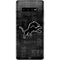 NFL Detroit Lions Black & White Galaxy S10 Plus Skin