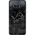 NFL Detroit Lions Black & White Galaxy S10e Skin