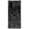 NFL Detroit Lions Black & White Galaxy S20 FE Clear Case