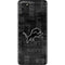 NFL Detroit Lions Black & White Galaxy S20 Plus Skin