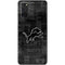 NFL Detroit Lions Black & White Galaxy S20 Skin