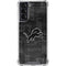 NFL Detroit Lions Black & White Galaxy S21 5G Clear Case