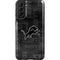 NFL Detroit Lions Black & White Galaxy S21 FE Pro Case