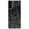 NFL Detroit Lions Black & White Galaxy S21 Plus 5G Clear Case
