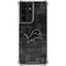 NFL Detroit Lions Black & White Galaxy S21 Ultra 5G Clear Case