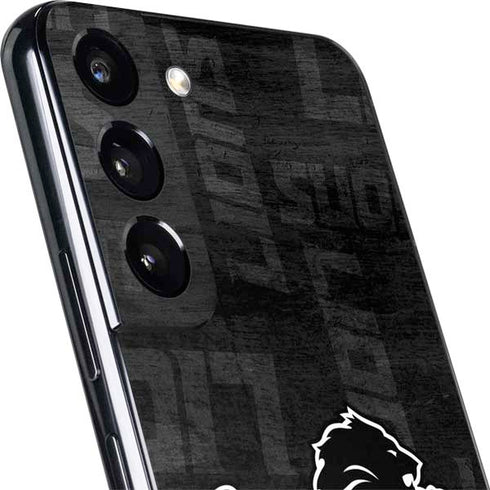 NFL Detroit Lions Black & White Galaxy S22 Plus Skin